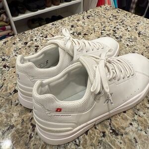 White Athletic Sneakers by On Cloud “the Roger” size 9.5 Women’s NWOB